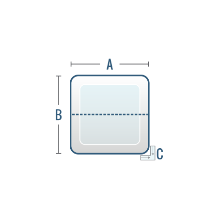 Spa Cover - Rounded Corners