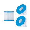 Clarity Elite FC3753 Pool Filter Cartridge - Intex 2.5 sqft (Type D) - Replacement for Unicel C4313; Filbur FC-3753; Pleatco PBW4PAIR; Intex Type D WM-3779 RP600 RFS-600; Aqua Leisure Size 1; Darlly 40025-2PK