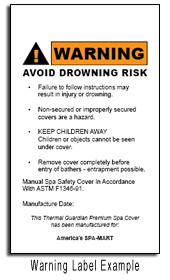 ASTM 1346-91 warning label